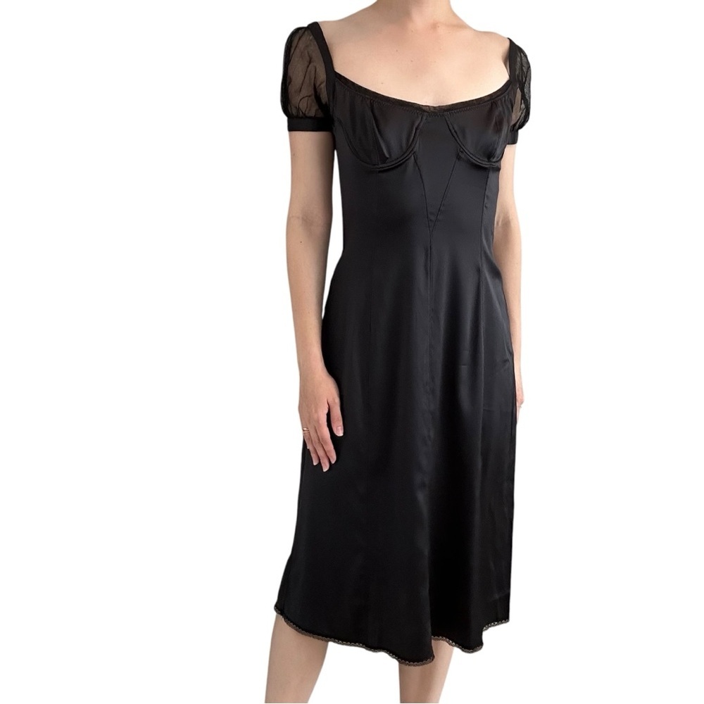 Dolce & Gabbana Black Midi Dress